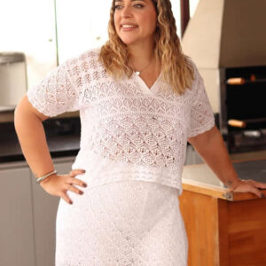 Conjunto Tricô Lira